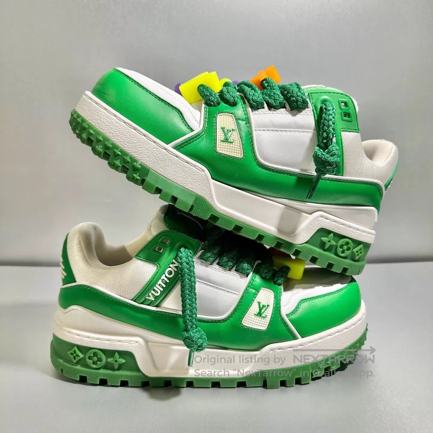 Louis Vuitton Green Low. Size US 7 / EU 40 - 3 Thumbnail