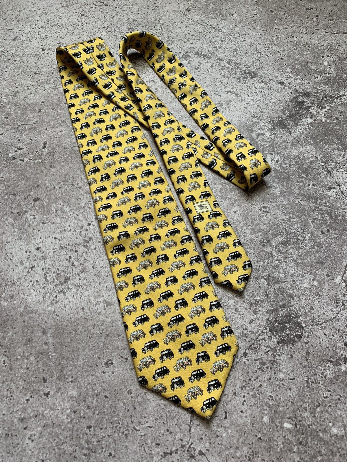 Burberry × Vintage RARE Burberry London Car Tie Size ONE SIZE - 1 Thumbnail