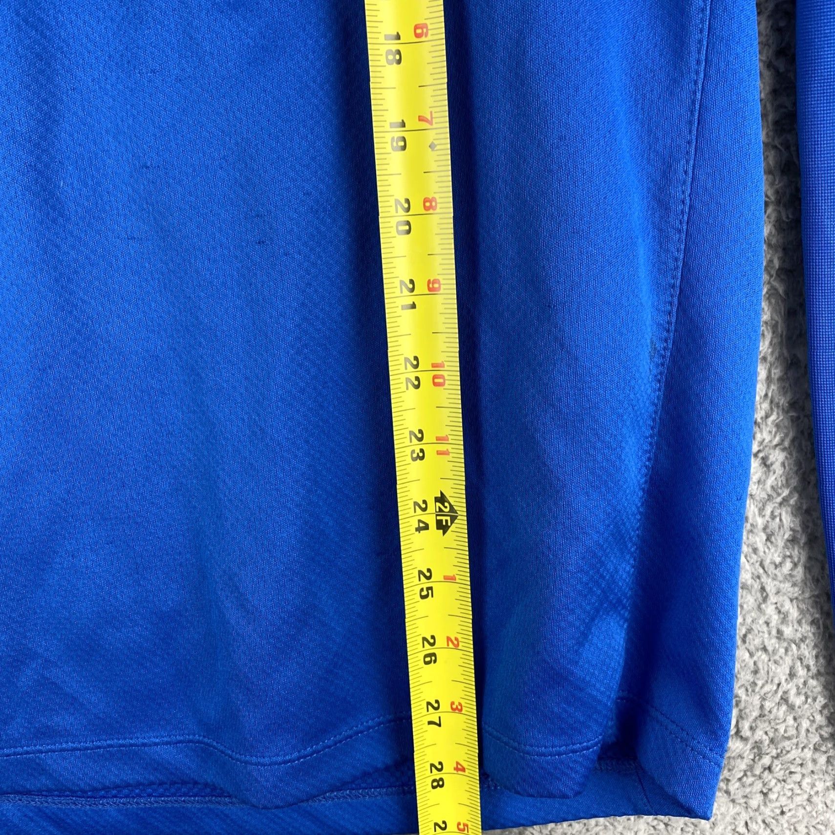 Nike Nike Sweater Mens L Blue 1/4 Zip Dri Fit Pullover Swoosh Athletic Storm/38-28 Size US L / EU 52-54 / 3 - 6 Thumbnail