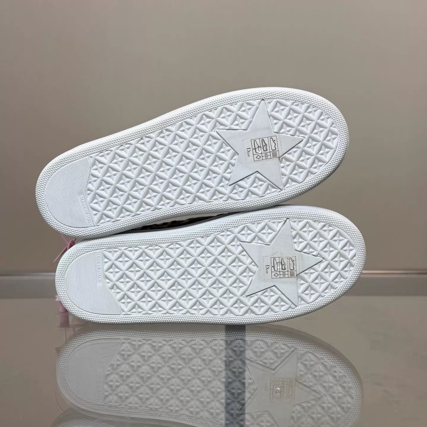 Dior Dior Solar Blue White Print Slip-On Sneaker 37.5 New Unworn Size US 7 / IT 37 - 7 Thumbnail