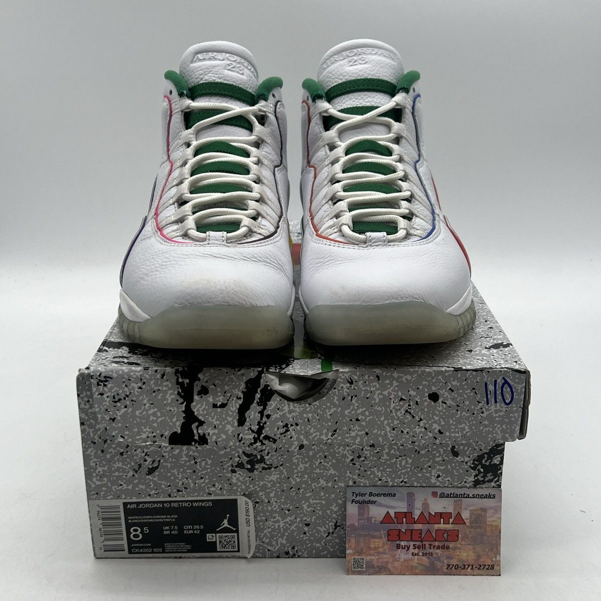 Jordan Brand Air Jordan 10 wings Size US 8.5 / EU 41-42 - 2 Thumbnail