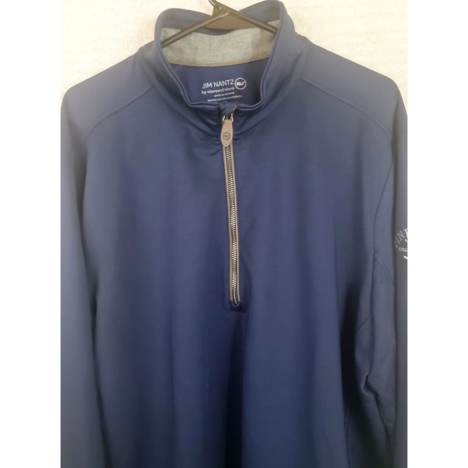 Vineyard Vines Vineyard Vines Jim Nantz 1/4 Zip Performance Blue Pullover Men XL Shirt Long Sleeve Stretch Golf Casual Size US XL / EU 56 / 4 - 2 Thumbnail