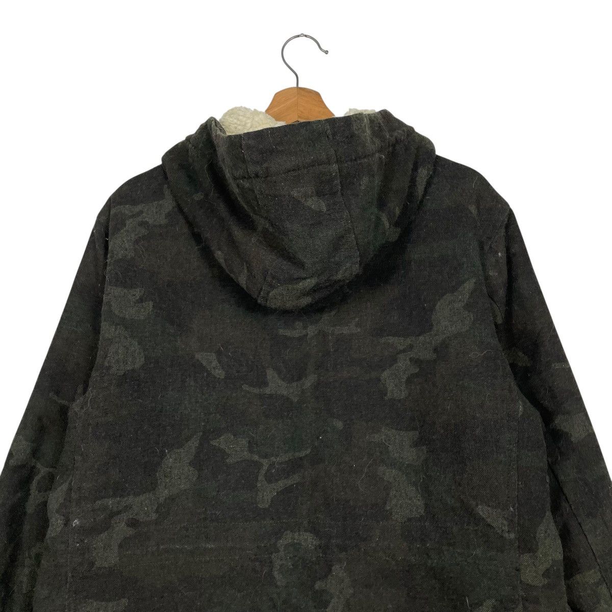 Global Work Japanese Brand Global Work Camo Hooded Jacket Size US L / EU 52-54 / 3 - 8 Thumbnail