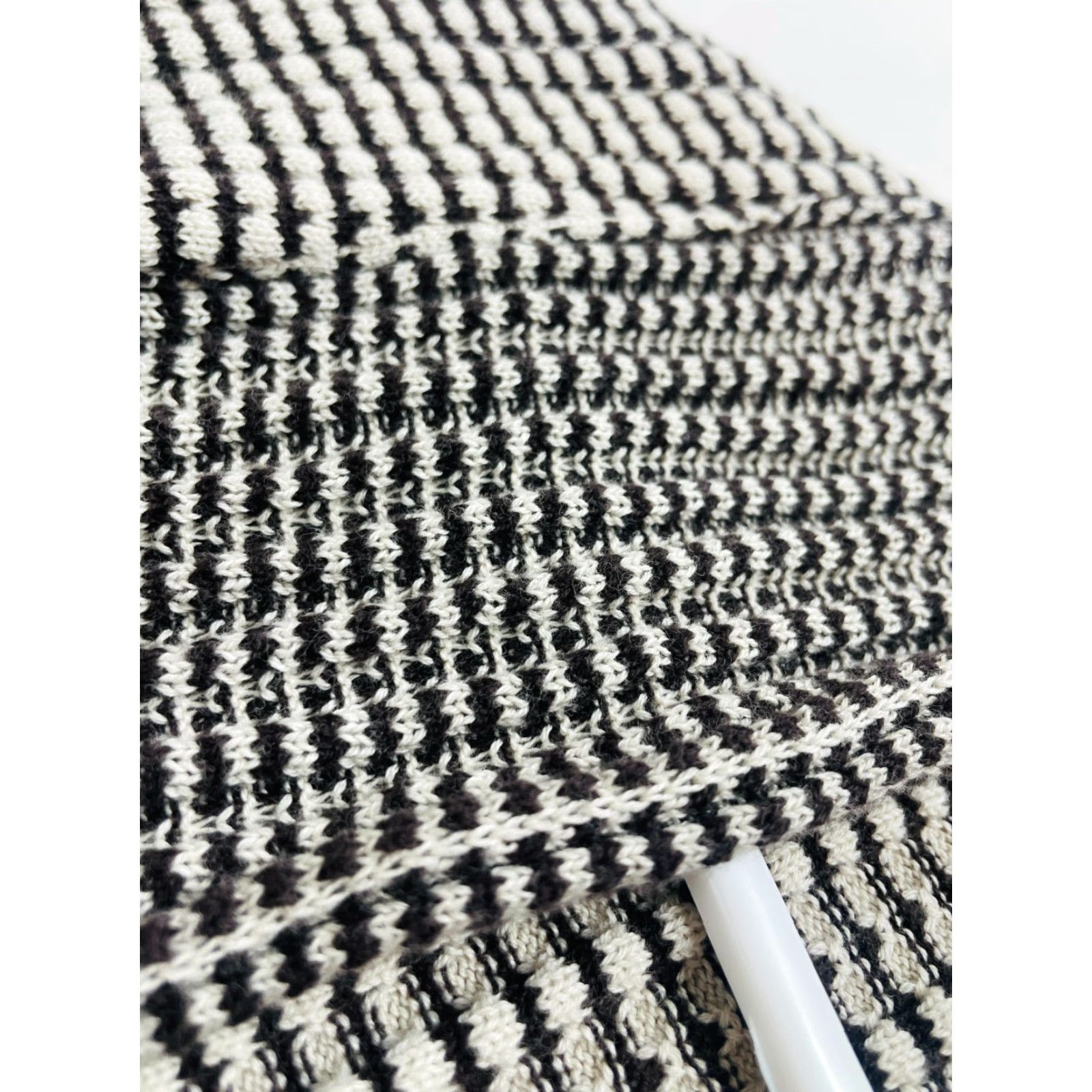 Eddie Bauer Eddie Bauer Cardigan Sweater Women’s Size S Black Cream Knitted Open Duster Cardigan Size S / US 4 / IT 40 - 5 Thumbnail