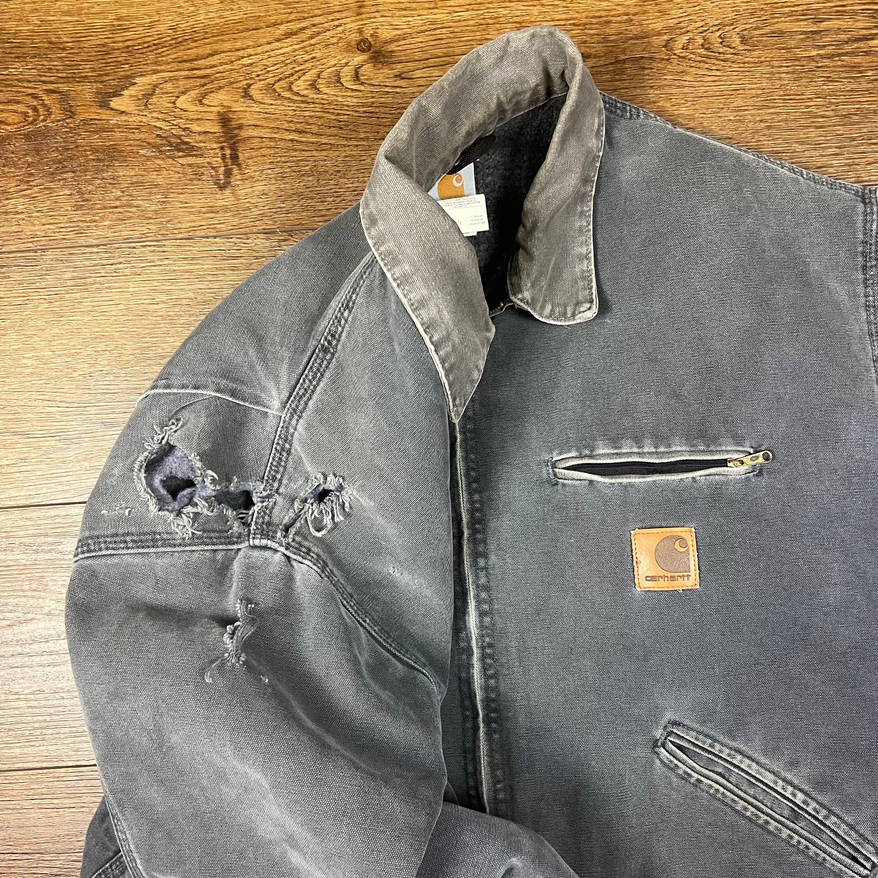 Carhartt Faded Black J97 Carhartt Detroit Work Jacket - XXL (boxy) Size US XXL / EU 58 / 5 - 10 Thumbnail