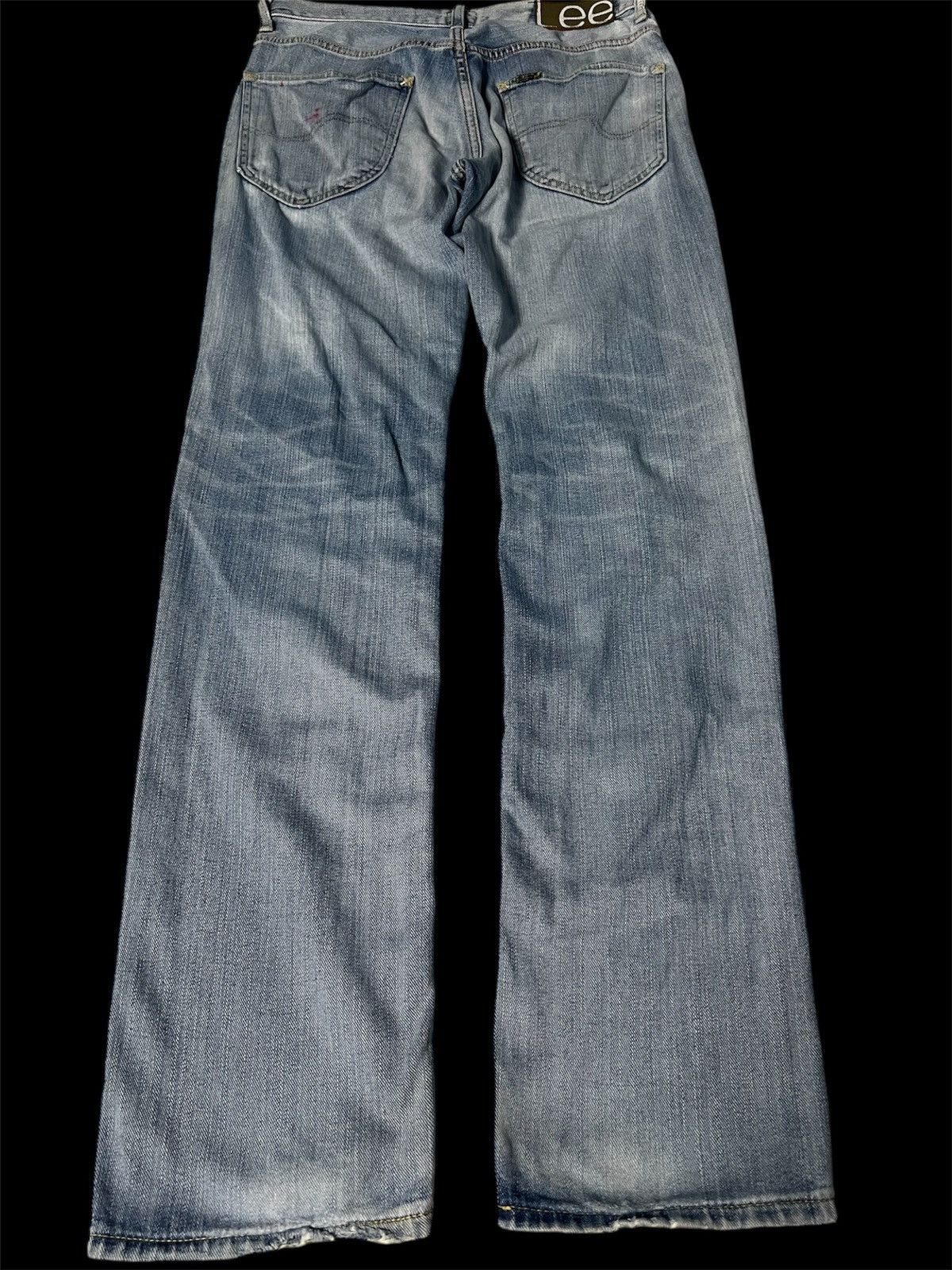 Lee × Vintage Vintage Lee 101 Distressed Light Wash Jeans Size US 29 - 2 Thumbnail