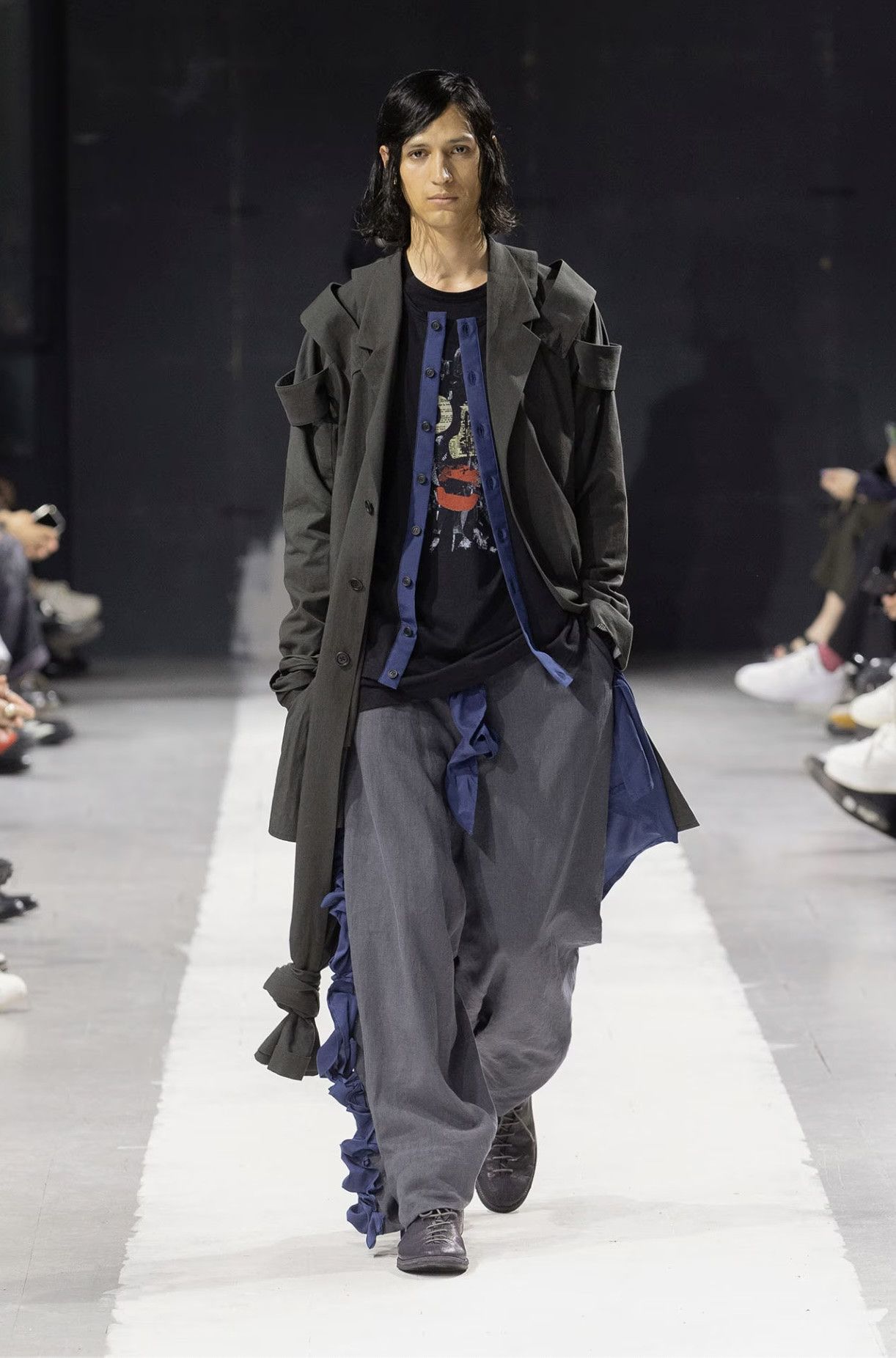 Yohji Yamamoto Yohji Yamamoto Pour Homme - SHOULDER EPAULET DOUBLE JACKET Size US S / EU 44-46 / 1 - 3 Thumbnail