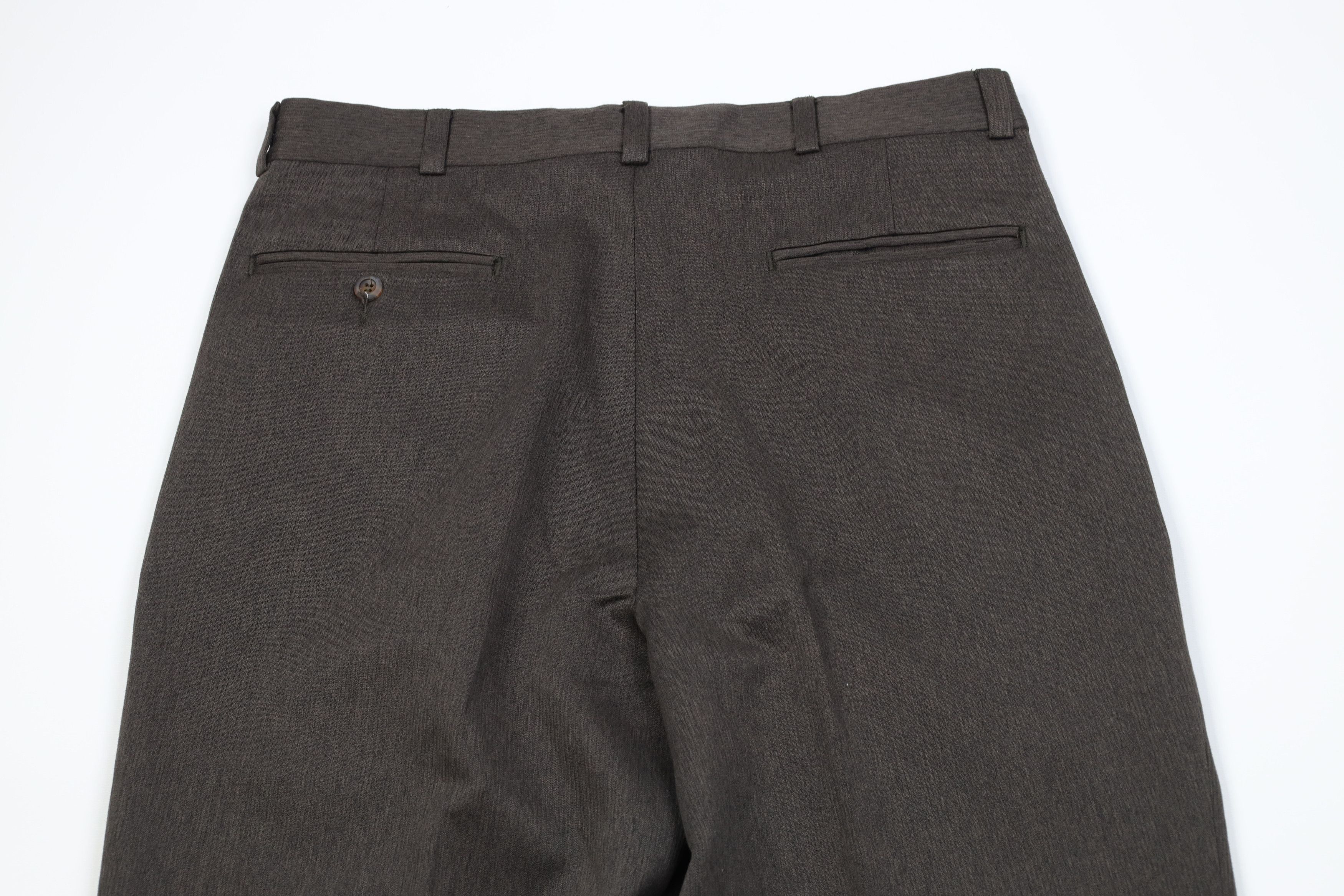 Vintage Vintage 90s Streetwear Knit Wide Leg Chino Pants Brown Size US 34 / EU 50 - 11 Thumbnail