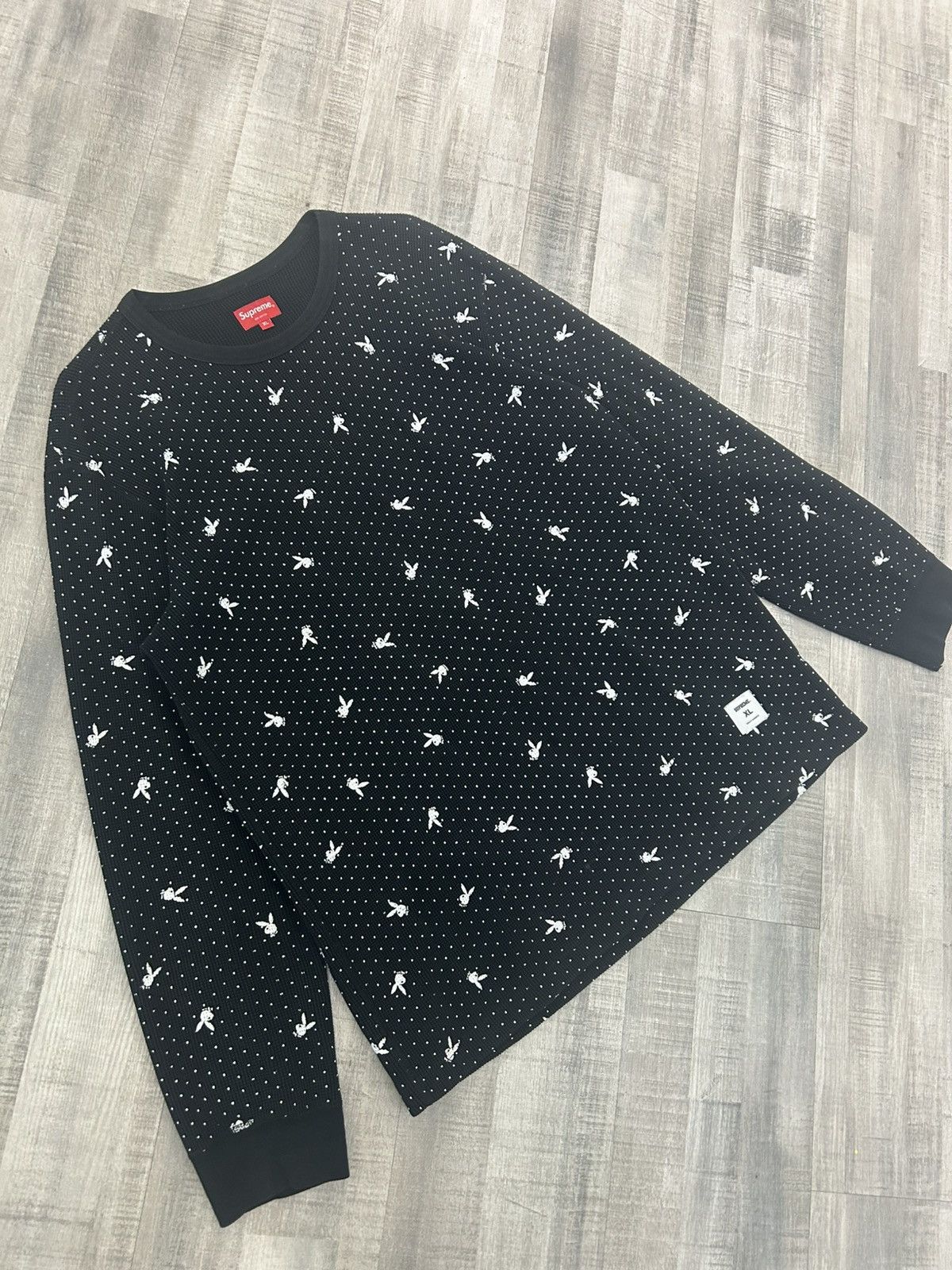 Supreme Supreme x Playboy Waffle Thermal Size US XL / EU 56 / 4 - 2 Thumbnail