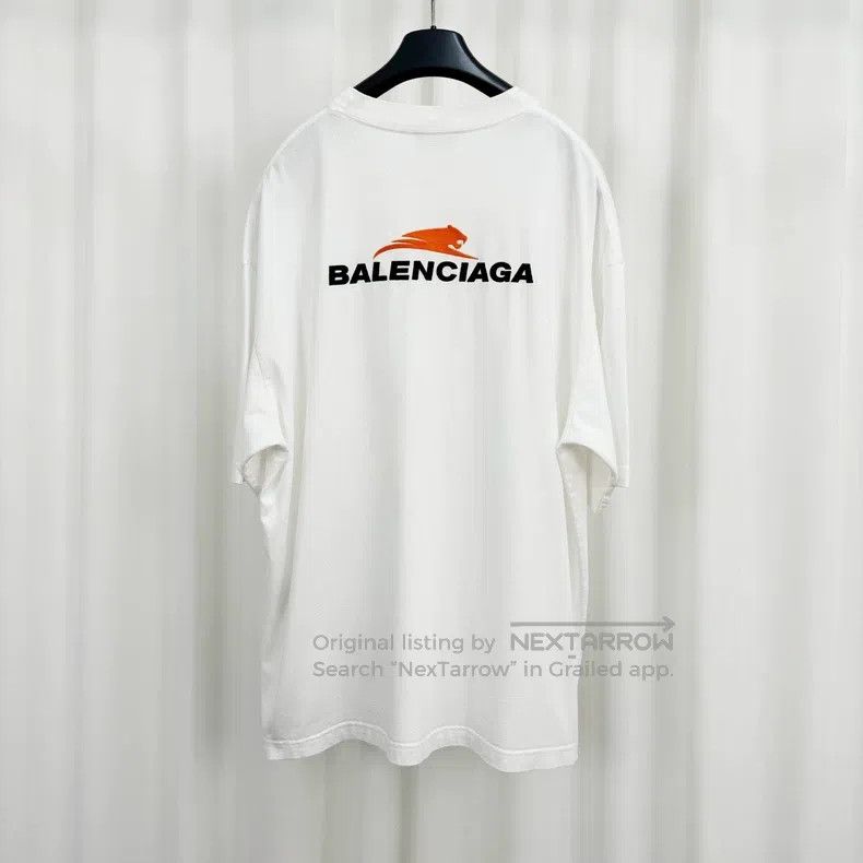 Balenciaga Balenciaga Embroidered Letter Short Sleeve Size US L / EU 52-54 / 3 - 2 Thumbnail