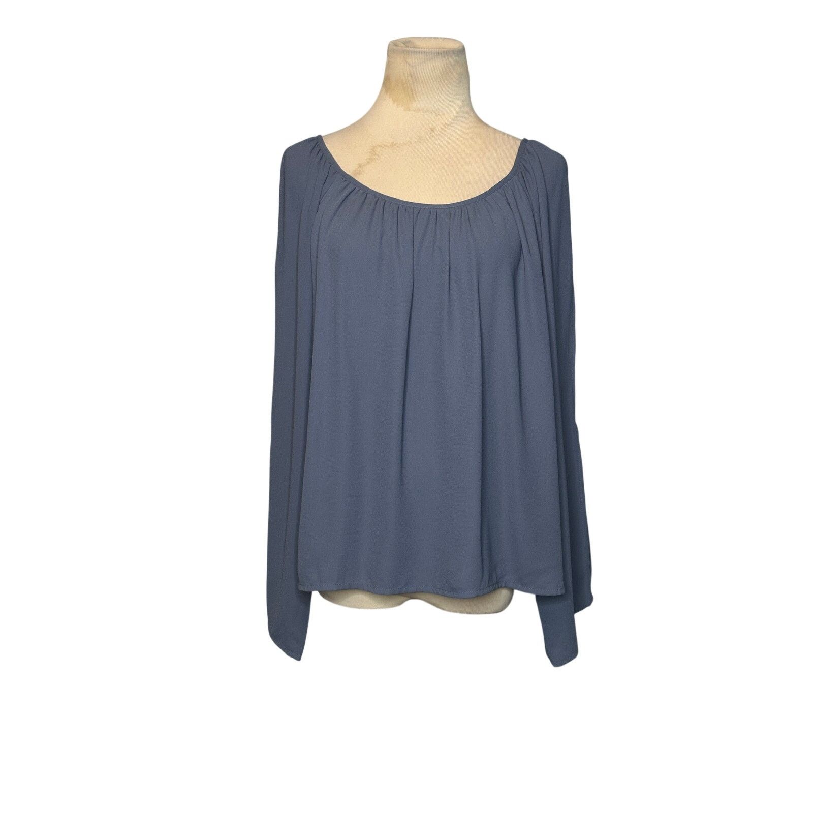 Forever 21 Forever 21 blue long sleeves tunic blouse size Large Size L / US 10 / IT 46 - 8 Thumbnail