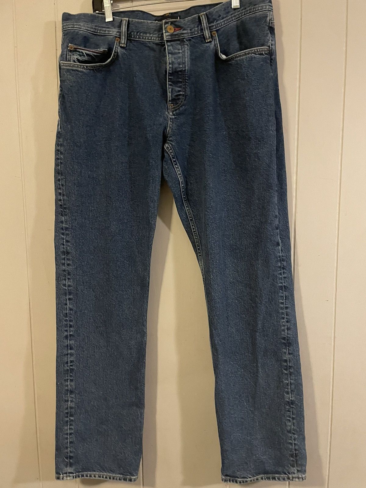 Tommy Hilfiger Tommy Hilfiger Mercer Jeans Dark Wash Straight Leg 38/34 Size US 38 / EU 54 - 2 Thumbnail