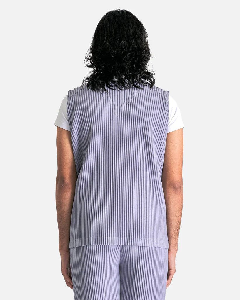 Homme Plisse Issey Miyake o1s1v1r1oon0925 Mc August Vest in Mole Grey Size US M / EU 48-50 / 2 - 3 Thumbnail