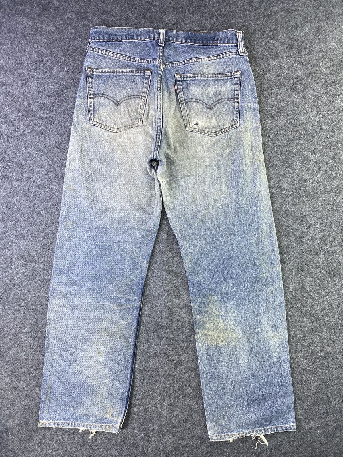 Jean × Levi's × Vintage Vintage Levis 509 Distress Blue Wash Jeans - J930 Size US 32 / EU 48 - 3 Thumbnail