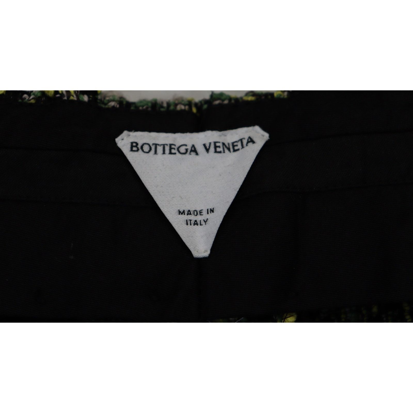 Bottega Veneta o1rshd1 Large Mouline HerringboneTrousers in Green/Yellow Size US 32 / EU 48 - 12 Thumbnail
