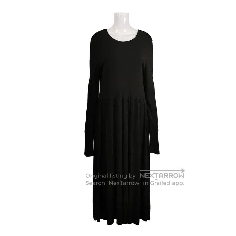 Jil Sander Jil Sander size 36 Long Sleeve Black Dress Size L / US 10 / IT 46 - 1 Thumbnail