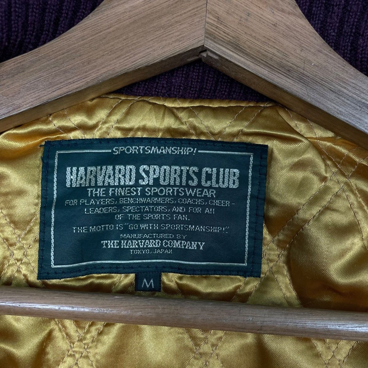 Other Vintage Harvard Sports Club Basketball Varsity Jacket Size US M / EU 48-50 / 2 - 19 Thumbnail