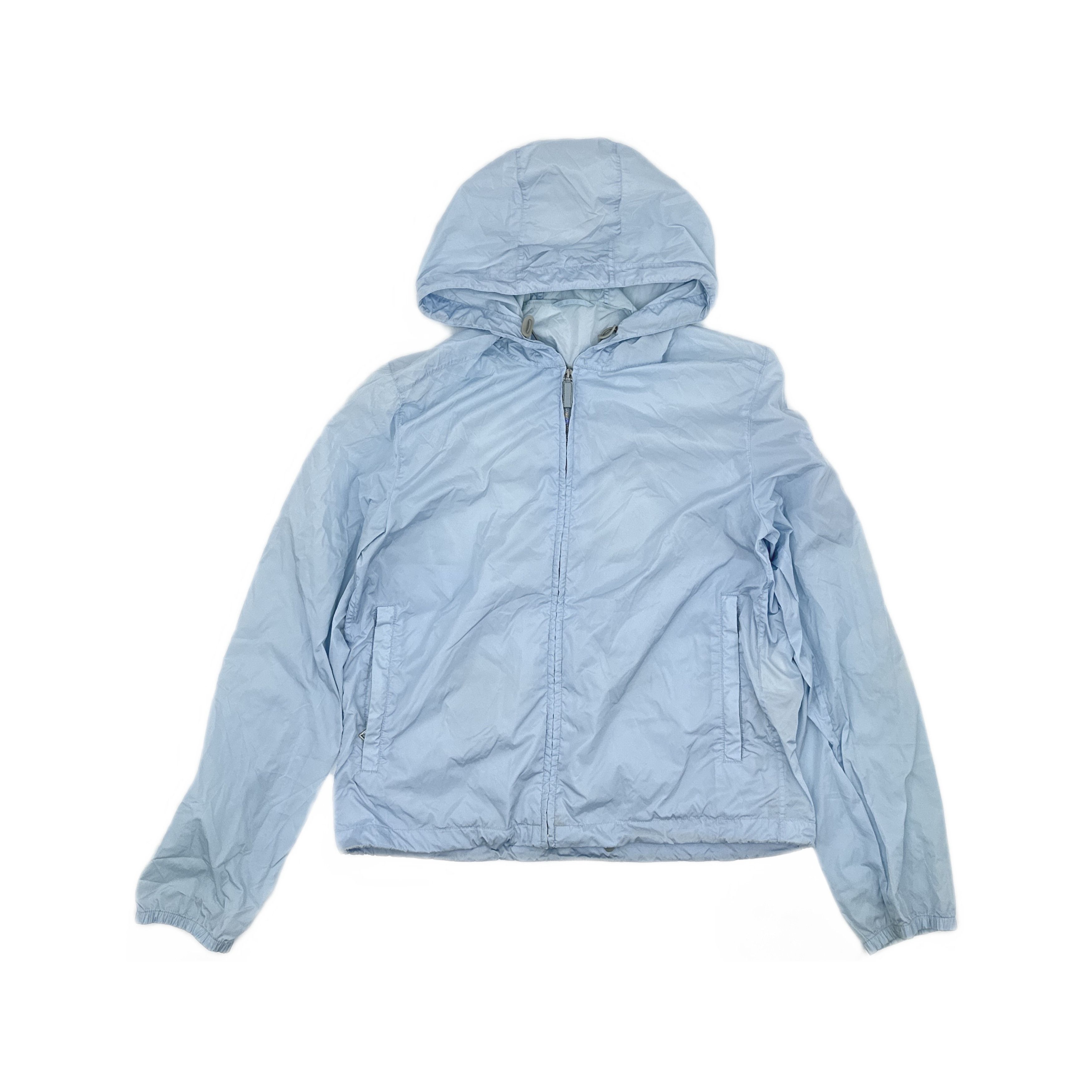 Prada Prada Hooded Lightweight Jacket Blue Size M Size US M / EU 48-50 / 2 - 1 Thumbnail