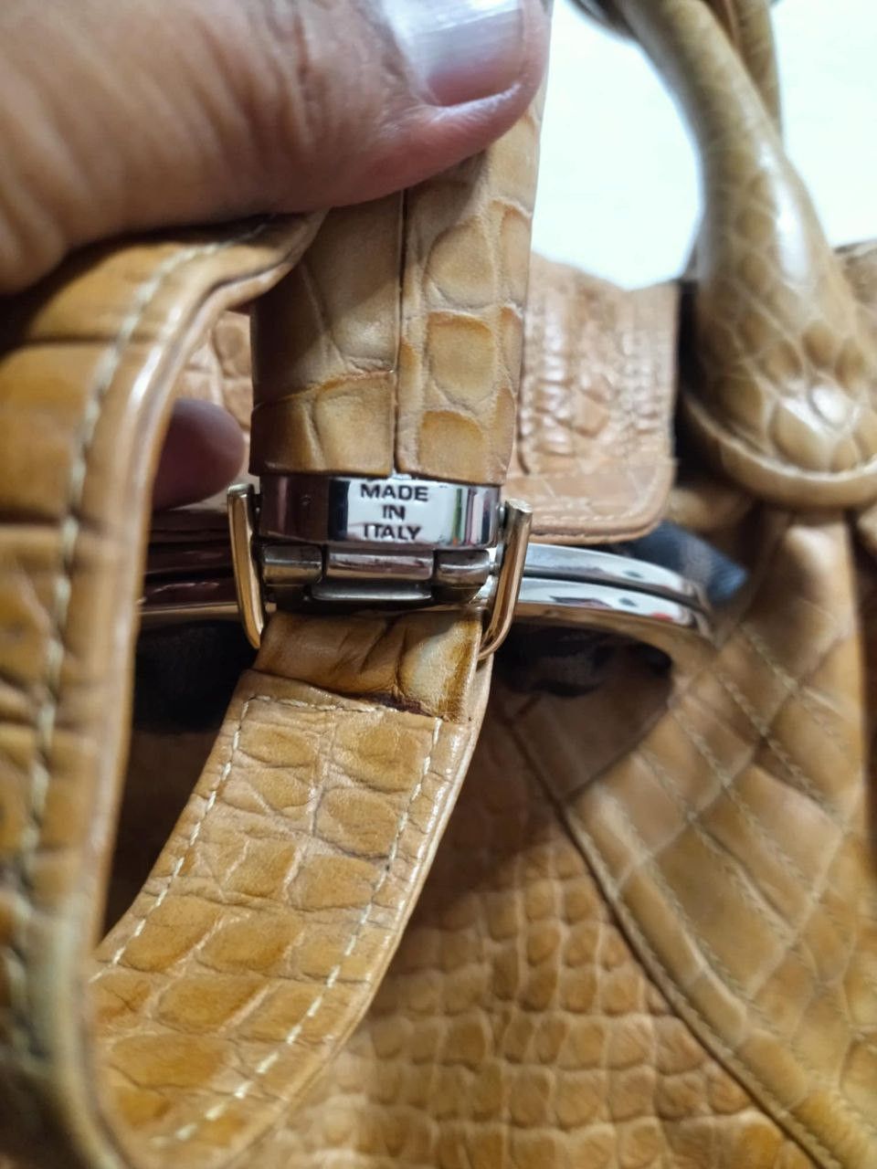 Fendi Limited Edition Fendi Spy bag Alligator Crocodile Iconic Bag Size ONE SIZE - 4 Thumbnail