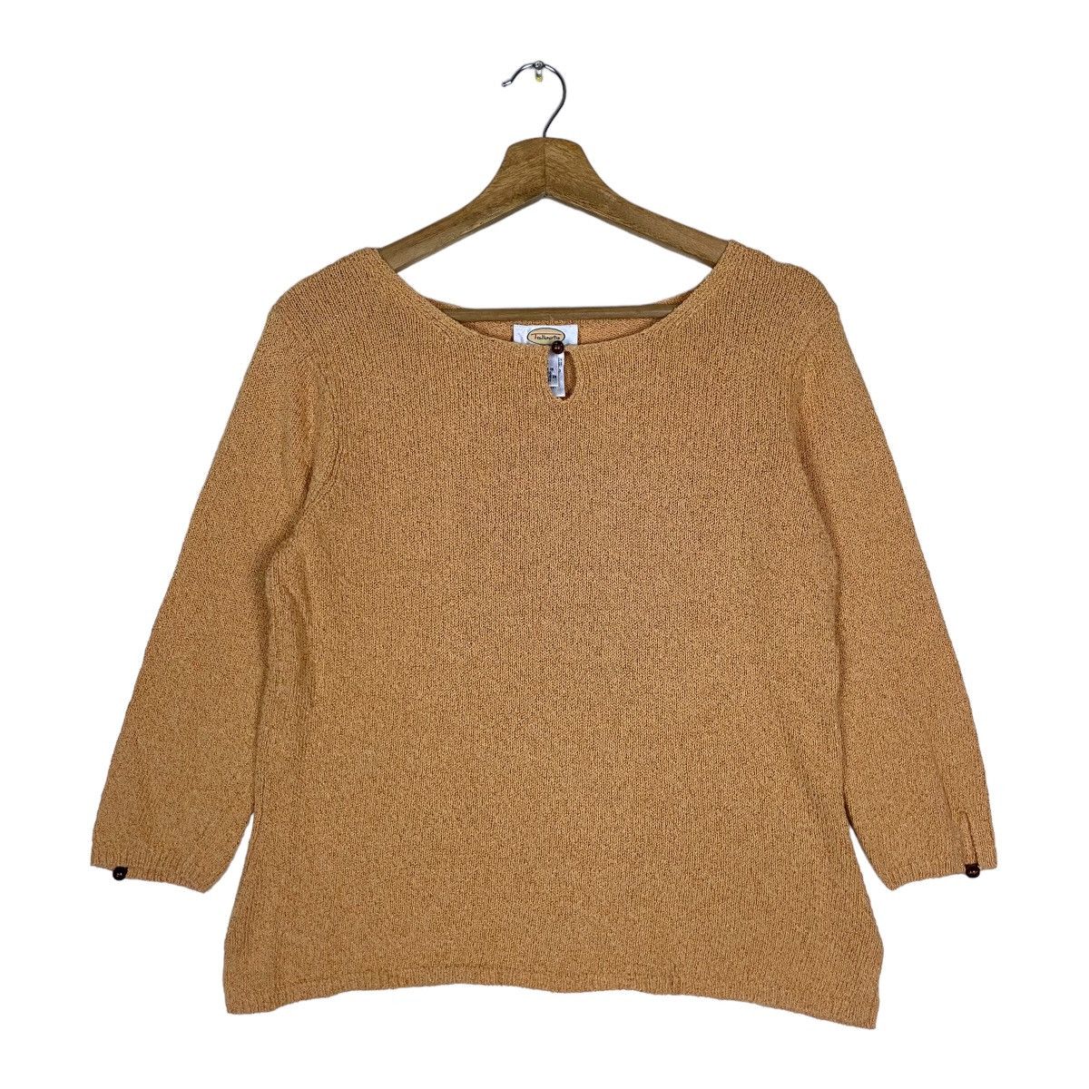 Vintage Talbots Petite Plain Knitwear Crop Top Womenswear