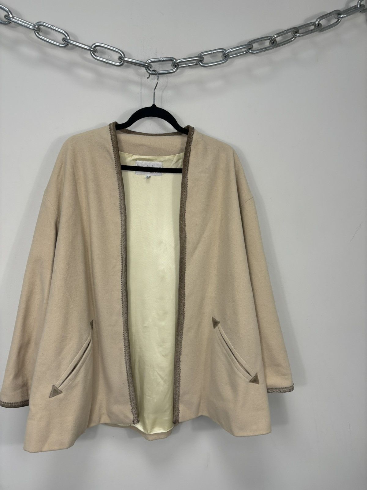 Byblos Byblos Italian Classic Women’s Luxury Wool Cashmere Jacket Size M / US 6-8 / IT 42-44 - 5 Thumbnail