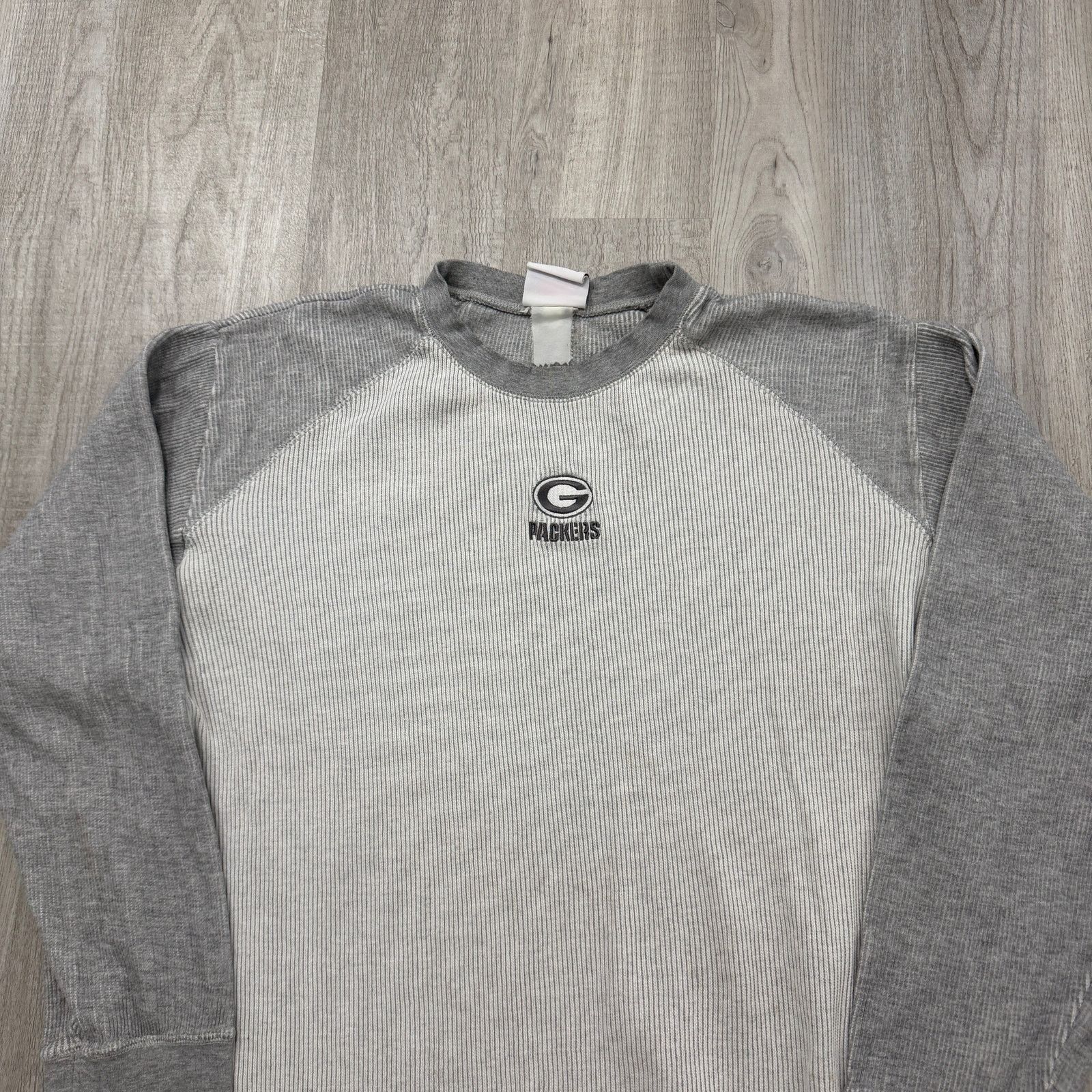 Vintage Vintage Green Bay Packers Thermal Shirt Men's XL Gray 90s Size US XL / EU 56 / 4 - 2 Thumbnail
