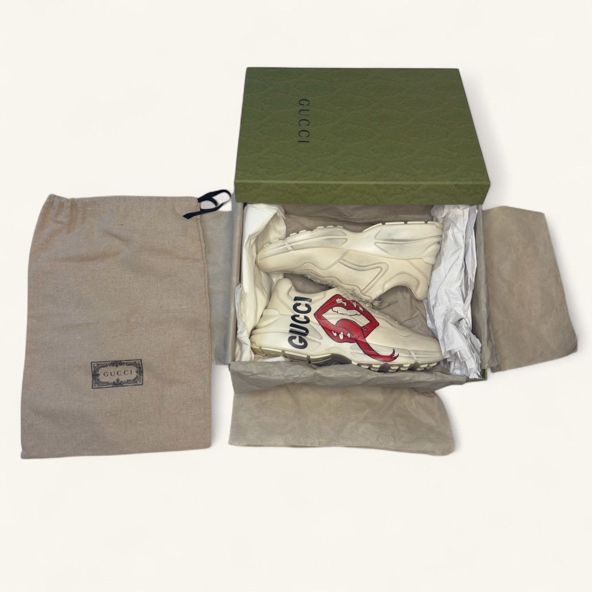 Gucci Gucci Rhyton “Mouth” Sneaker Size US 8.5 / EU 41-42 - 1 Thumbnail