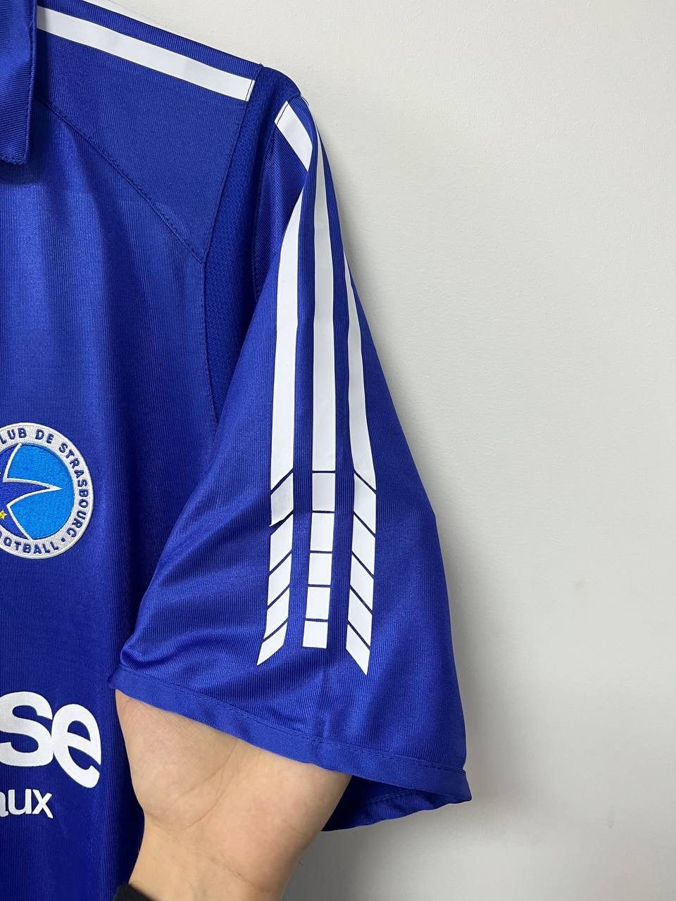 Adidas NWT Strasbourg 2005/2006 Home Mailot Adidas Football Shirt L Size US L / EU 52-54 / 3 - 11 Thumbnail