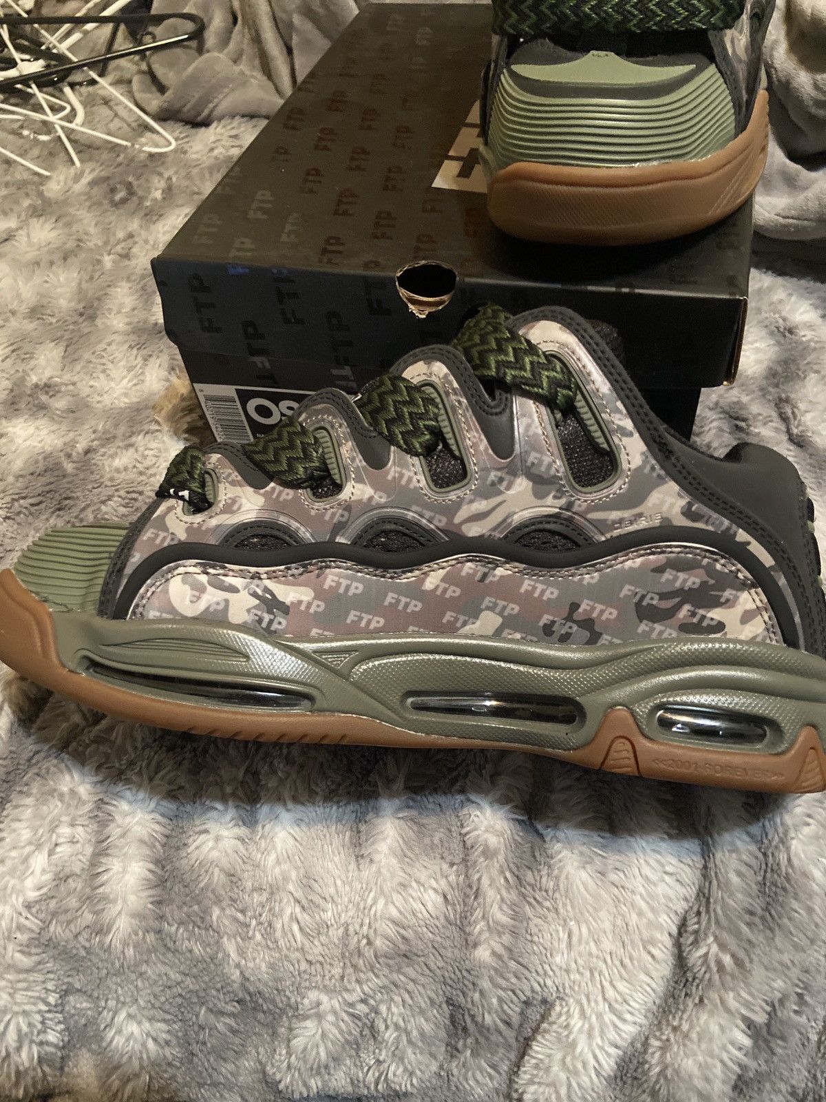 Fuck The Population × Osiris Osiris x ftp camo green d3 2001 Size US 9 / EU 42 - 4 Thumbnail