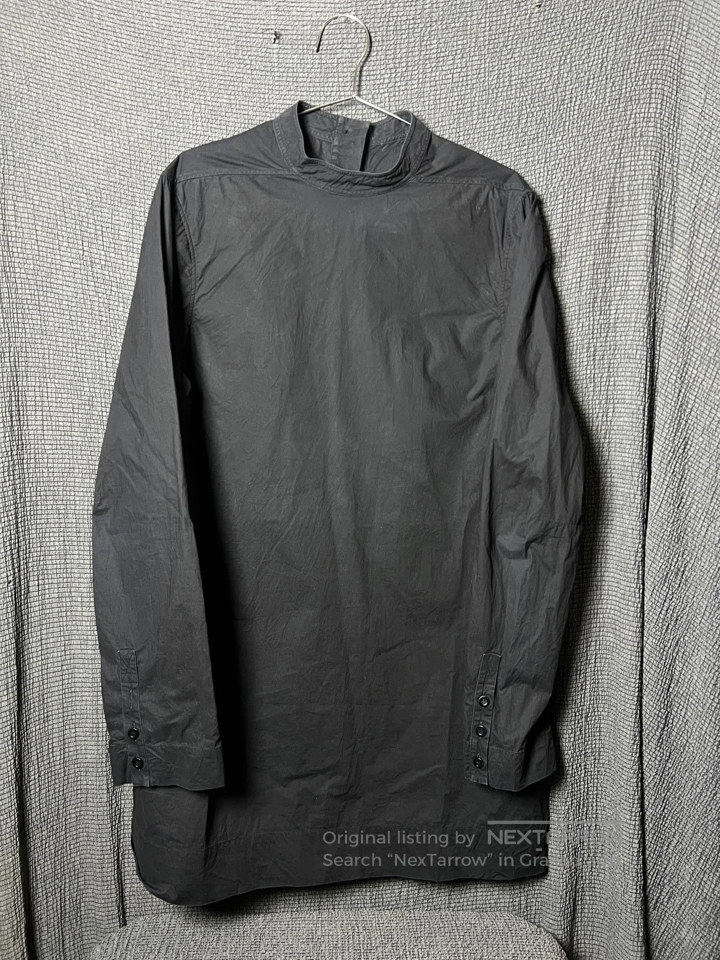 Rick Owens Rick Owens 17ss Crewneck Button Longsleeve. Size US M / EU 48-50 / 2 - 1 Thumbnail