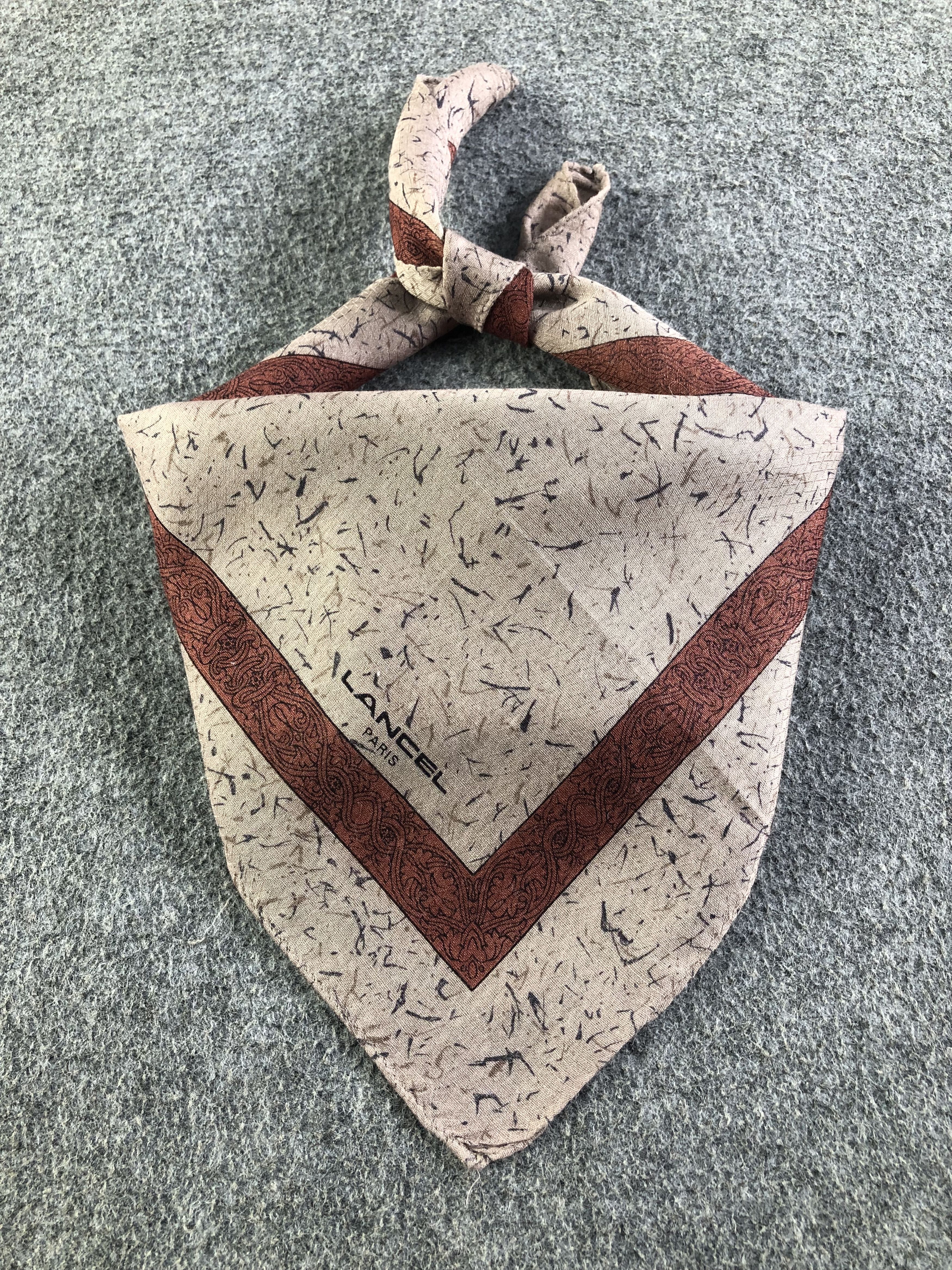 Lancel Lancel Handkerchief / Bandana / Neckerchief C411 Size ONE SIZE - 1 Thumbnail