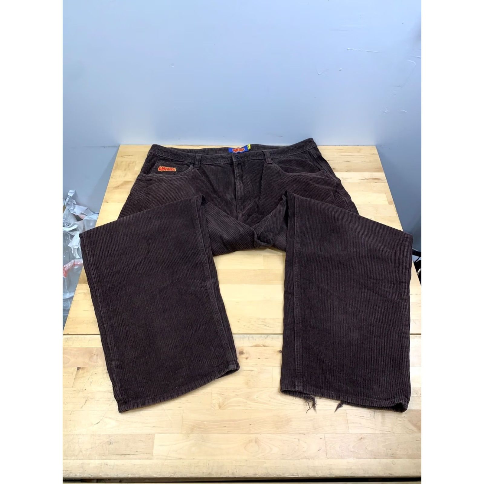Empyre Empyre Corduroy Pants Men 38 Brown Baggy Skate Punk Faded 13176 Size US 38 / EU 54 - 6 Thumbnail
