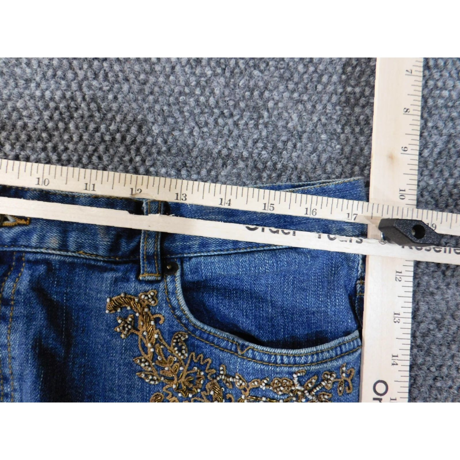 Ralph Lauren Lauren Jeans Co. Jeans 14 Blue Straight Womens Denim Size 24" / US 00 / IT 34 - 5 Thumbnail