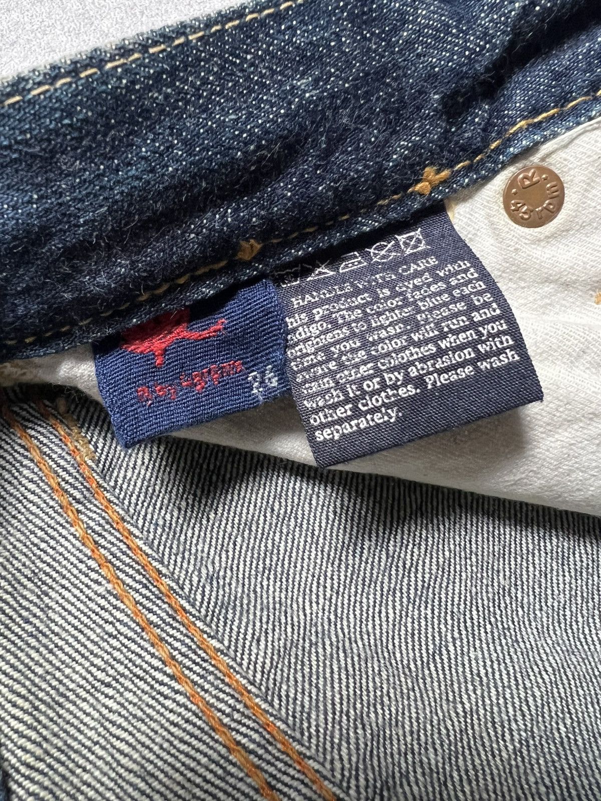 45rpm 2000s 45RPM Selvedge Button Pants Size US 26 / EU 42 - 7 Thumbnail