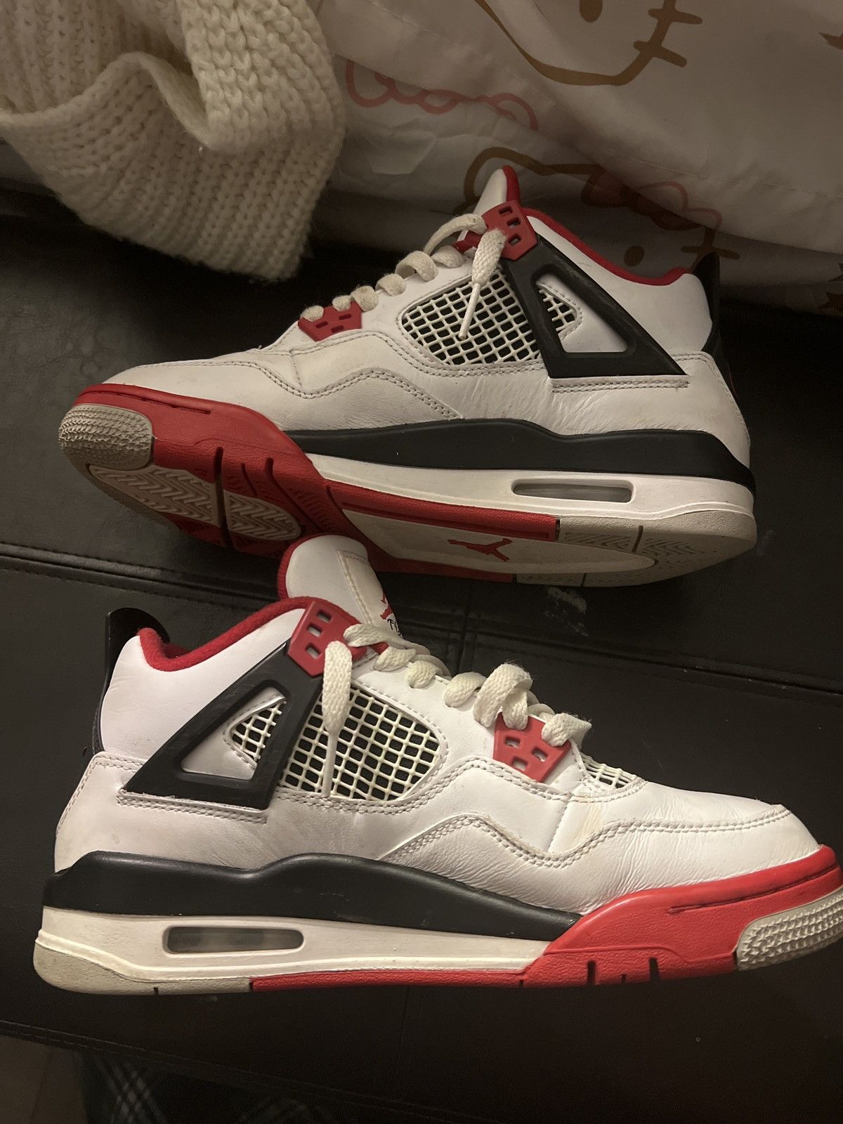 Jordan Brand fire red jordan 4s Size US 6.5 / EU 39-40 - 5 Thumbnail