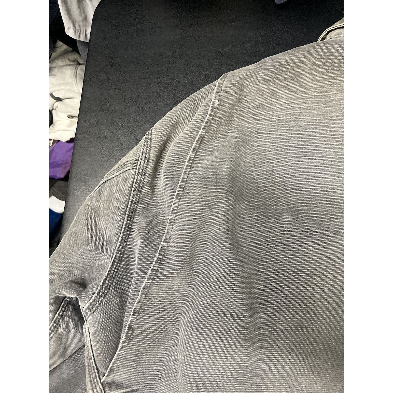 Carhartt Carhartt Detroit Jacket J97 PTL Stone Grey Size XXL Y2K VTG Size US XXL / EU 58 / 5 - 21 Thumbnail