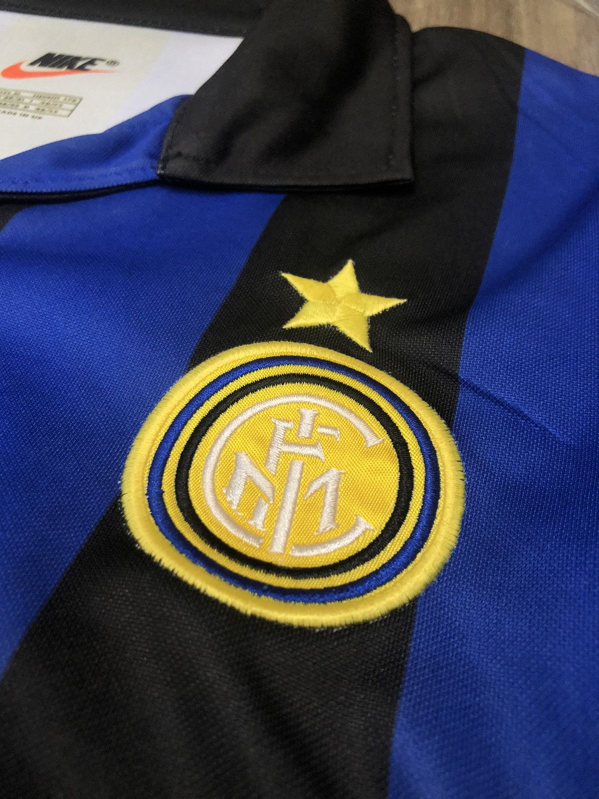 Nike Inter Milan 98/99 home shirt #9 Ronaldo Size US M / EU 48-50 / 2 - 5 Thumbnail