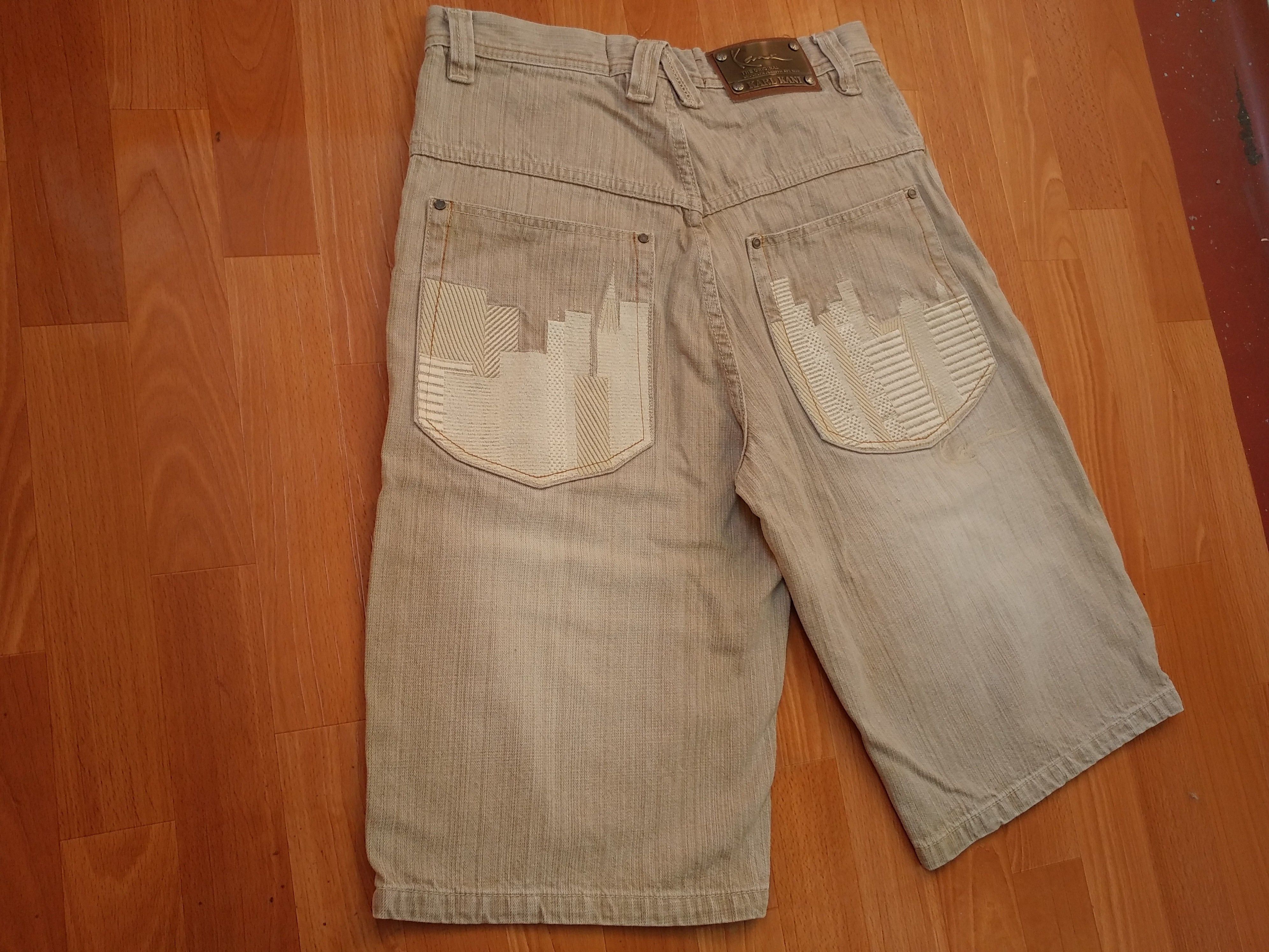 Karl Kani KARL KANI shorts, vintage hip hop baggy jeans, 90s size W 30 Size US 30 / EU 46 - 1 Thumbnail