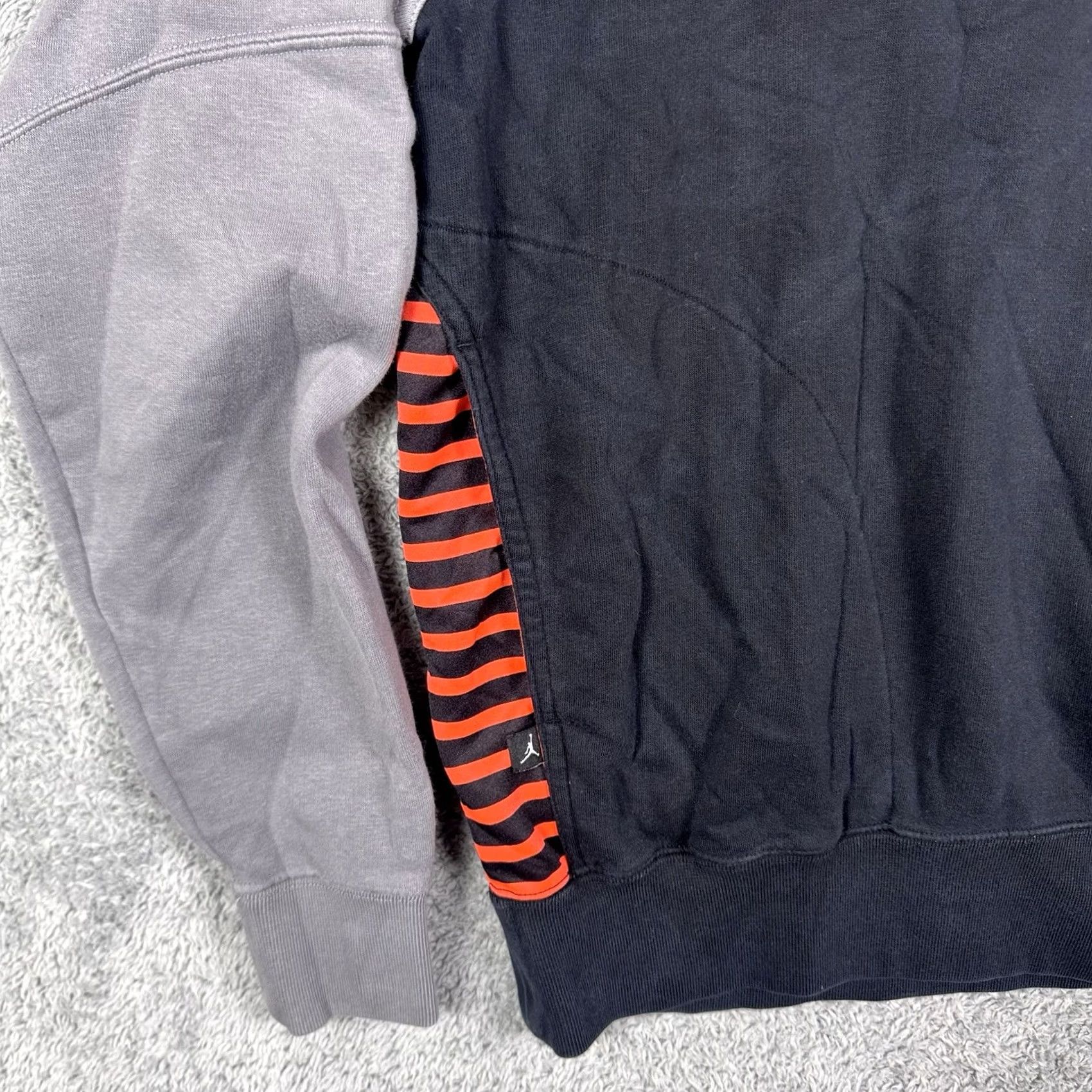 Jordan Brand Jordan Shirt Mens L Black Air Sweatshirt Crewneck Accomplished Pullover Infrared Size US L / EU 52-54 / 3 - 3 Thumbnail