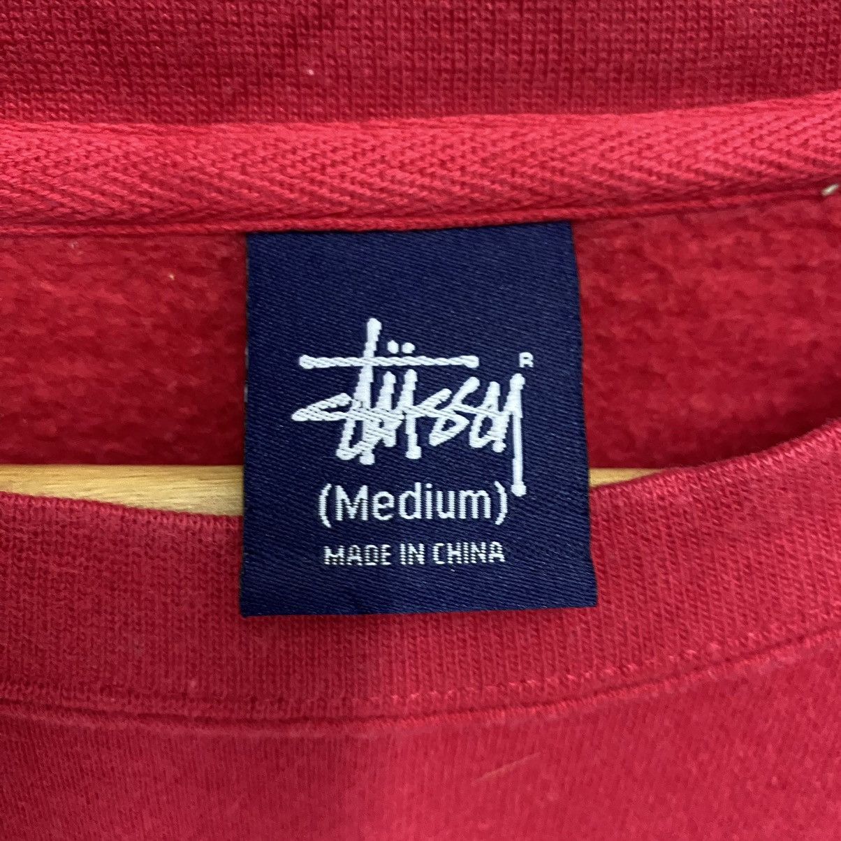 Stussy × Vintage Vintage 90s Stussy Small Logo Crewneck Sweatshirt Size US L / EU 52-54 / 3 - 8 Thumbnail