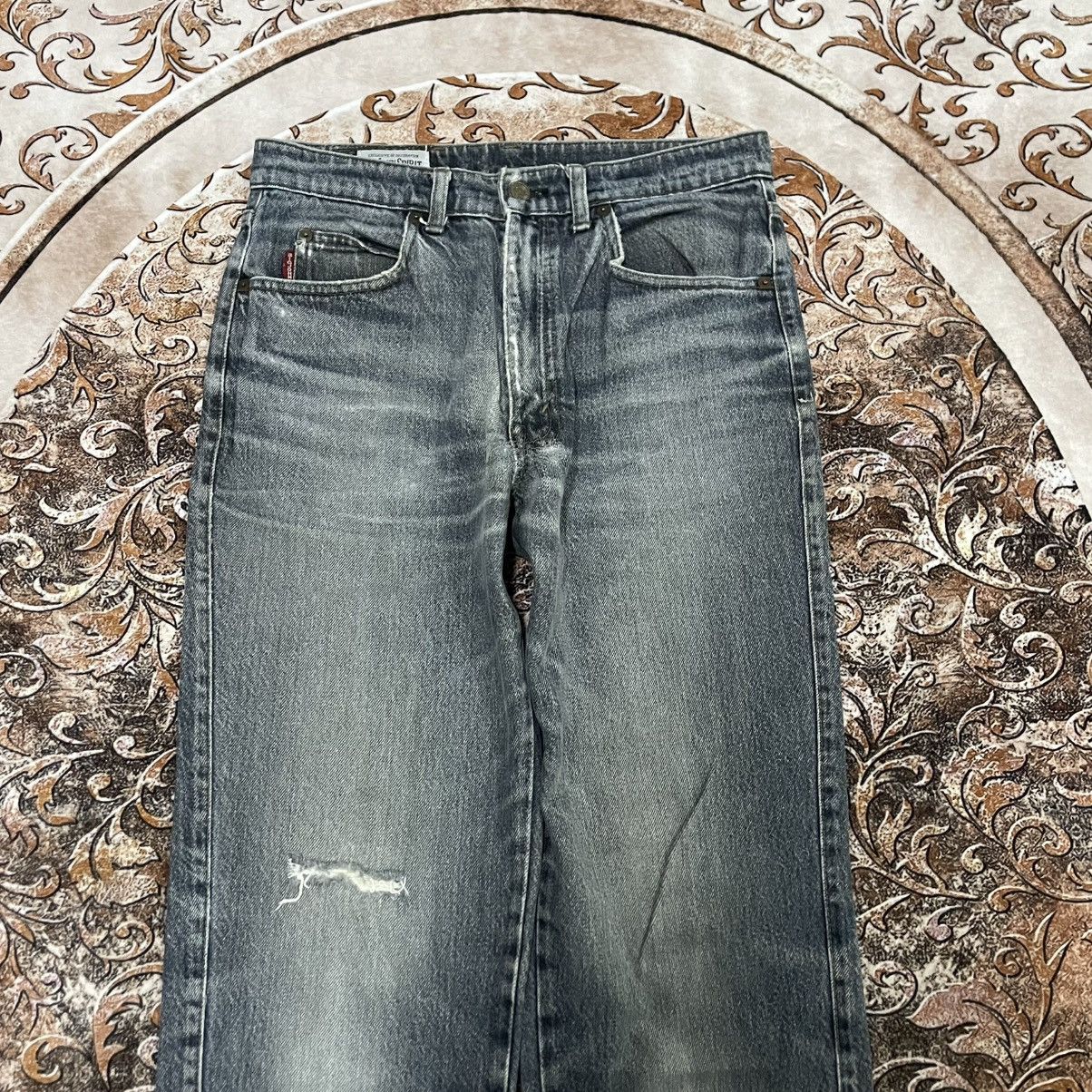 Big John 🔥Vintage 80s Big John Stoned Washed Ripped Distress Jeans Size US 31 - 2 Thumbnail