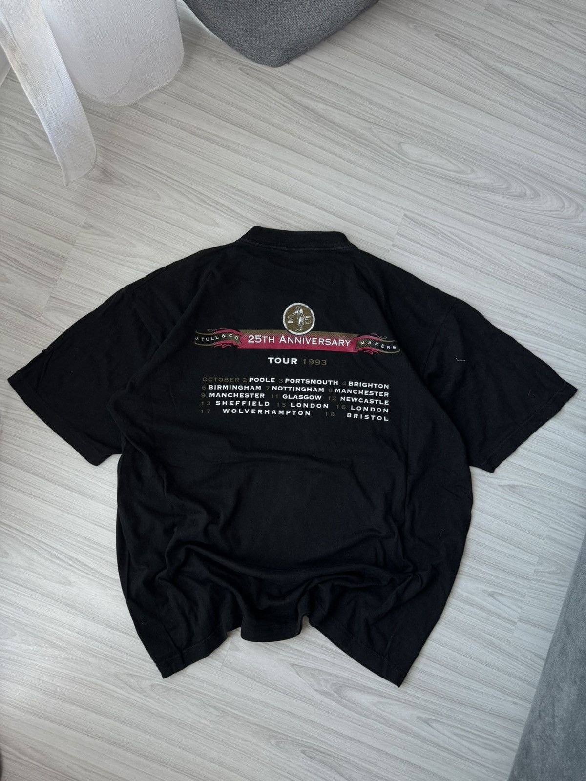 Band Tees × Vintage Vintage 1993 Jethro Tull 25th Anniversary Tour Tee Size US XL / EU 56 / 4 - 2 Thumbnail