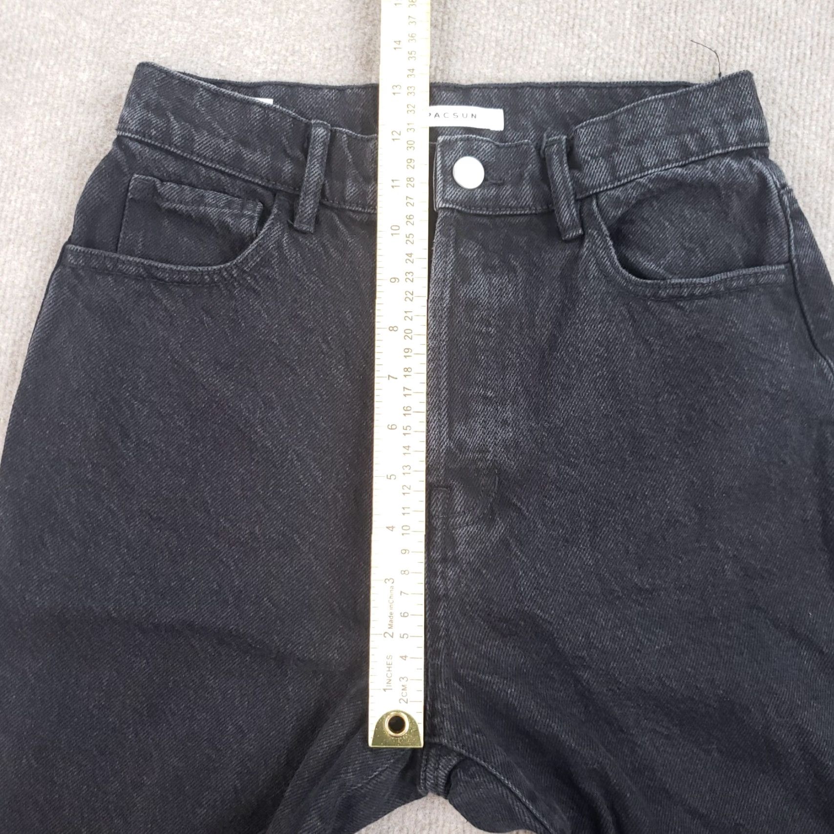 Pacsun Pacsun Womens High Rise Straight Leg Jeans Size 26 26x26 Extra Large XL Black Size 26" / US 2 / IT 38 - 5 Thumbnail
