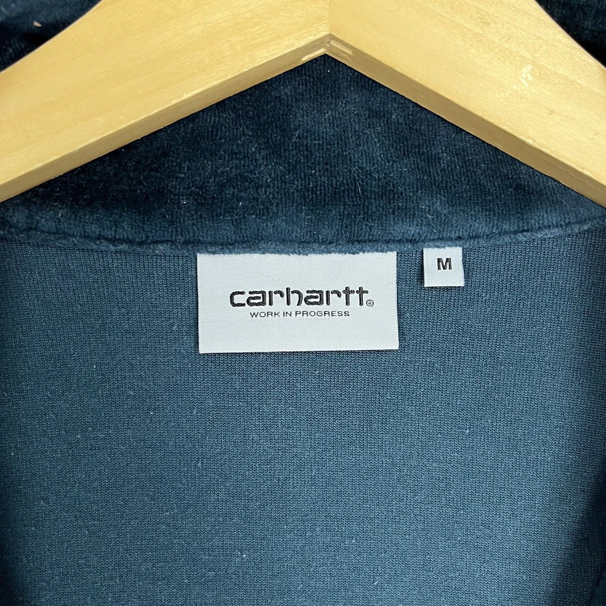 Carhartt × Designer Carhartt W.I.P. 1/3 velour Half Zip Sweatshirt tila pullover Size US M / EU 48-50 / 2 - 7 Thumbnail