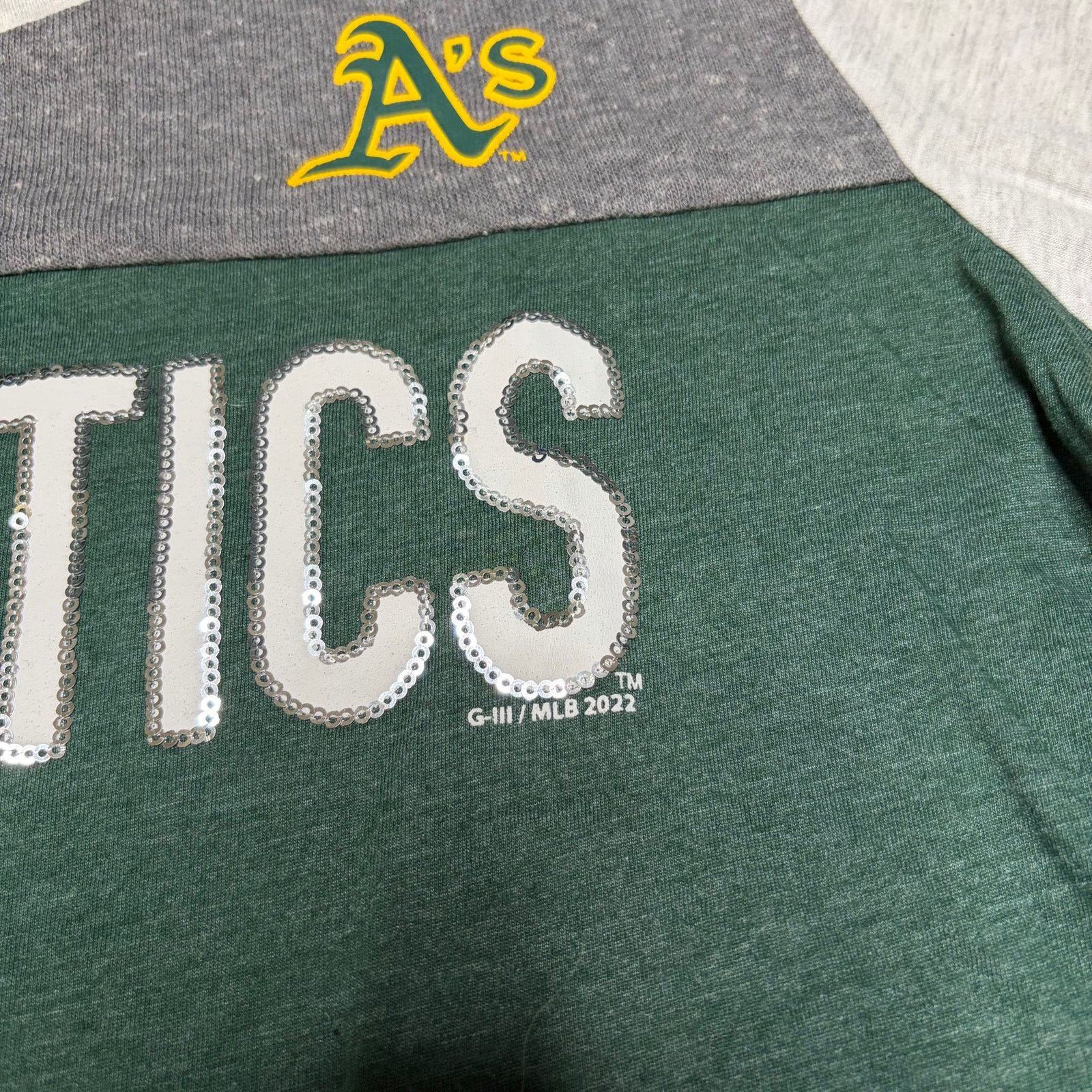 G-III Oakland Athletics Women’s XL Shirt G-III 4Her MLB Green NWT Size XL / US 12-14 / IT 48-50 - 6 Thumbnail
