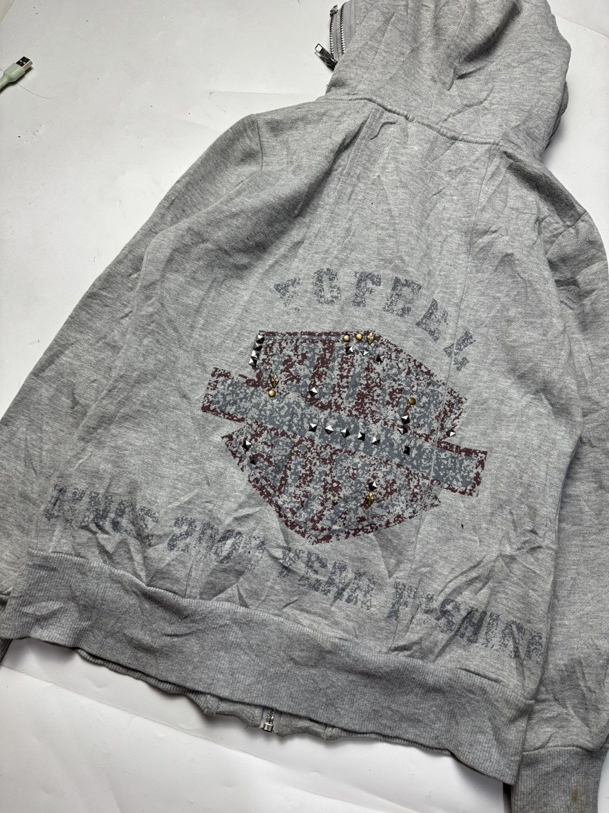 Beauty Beast Japanese FGFeel Multi Zipper Hoodie Archived Decarnin Styled Size US S / EU 44-46 / 1 - 7 Thumbnail