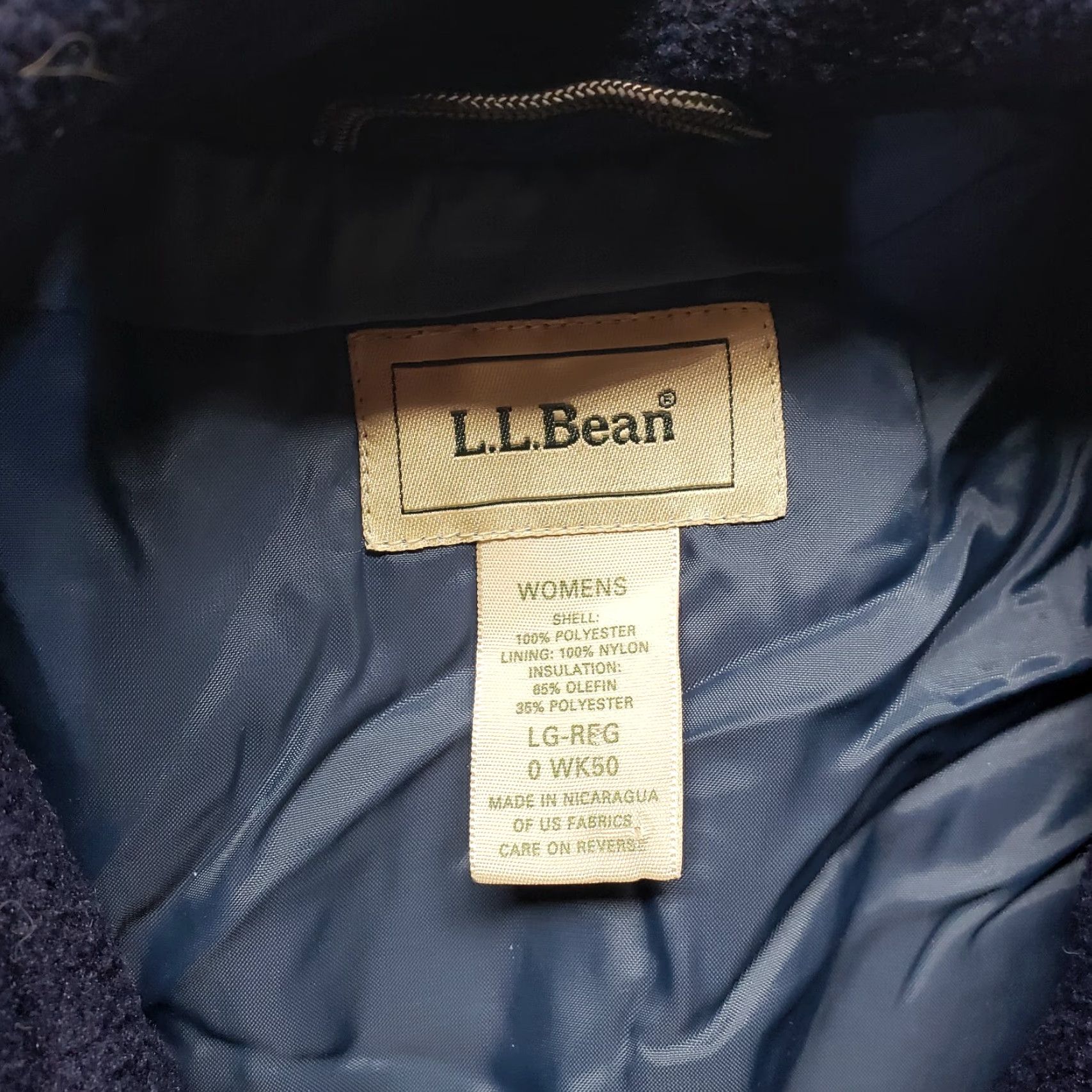 Vintage LL Bean Jacket Polartec Fleece Lined Full Button Women's L Large Business Coat Size L / US 10 / IT 46 - 3 Thumbnail
