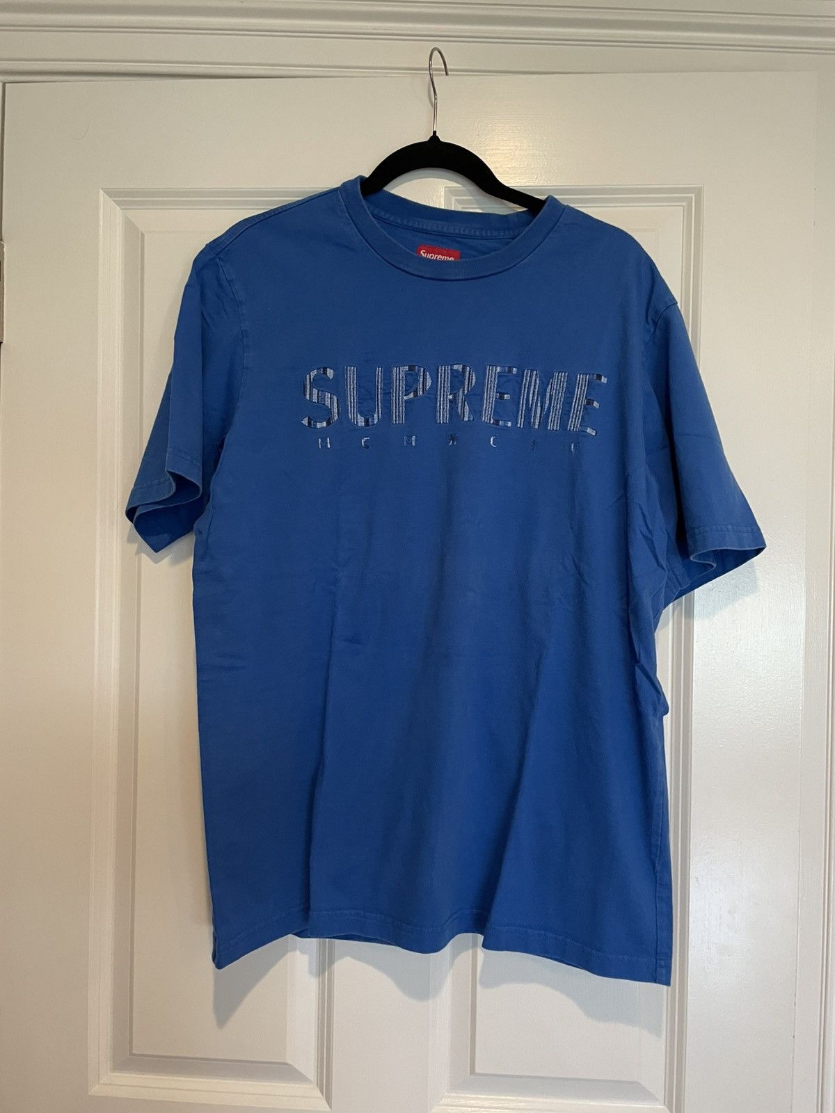 Supreme Supreme MCMXIV Blue Shirt Short Sleeve Size US L / EU 52-54 / 3 - 1 Thumbnail