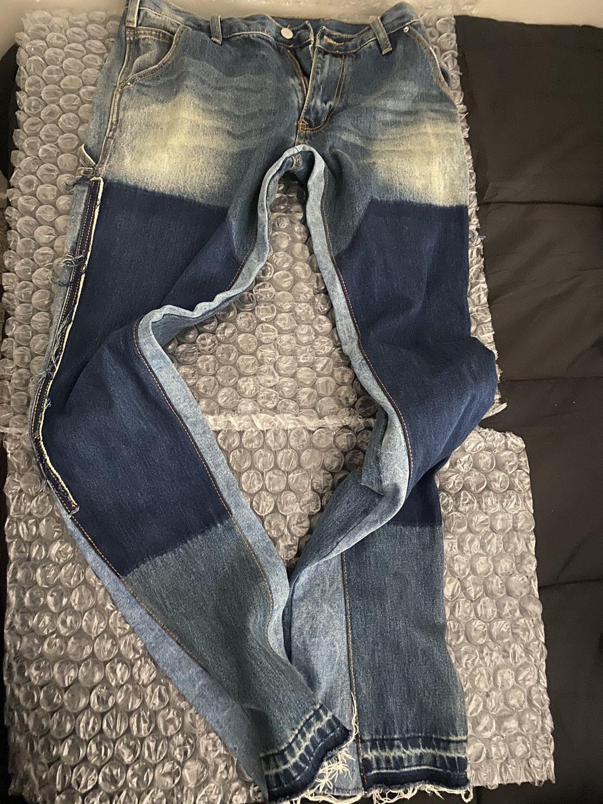 MNML × Vintage mnml Patchwork Denim Size US 30 / EU 46 - 1 Thumbnail