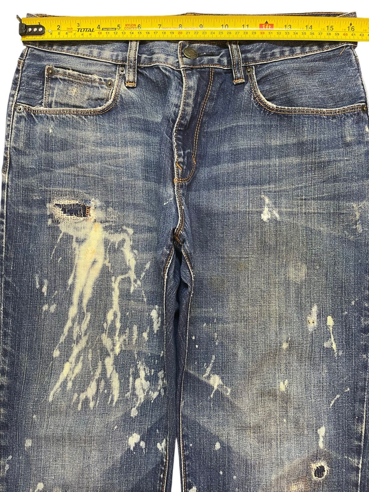 Gap Vintage Gap Mud Wash Paint Splatter Style Distress Loose Fit Size US 32 / EU 48 - 11 Thumbnail